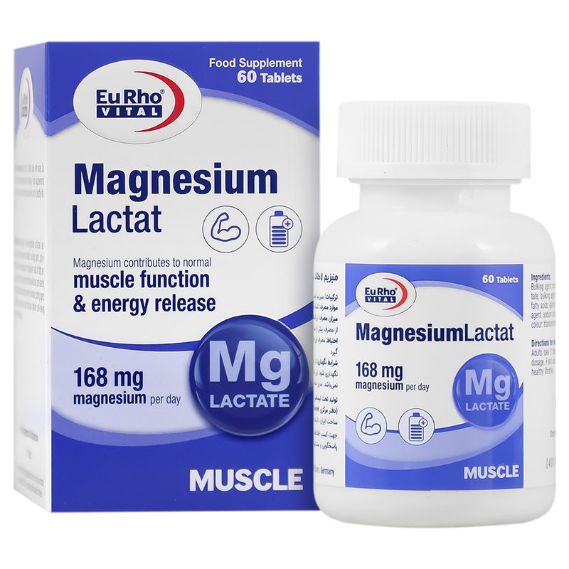 یوروویتال®قرص منیزیم لاکتات60عددی