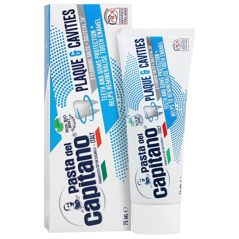پاستادل کاپیتانو-خمیردندان ضدپلاک وپوسیدگی75گرمی